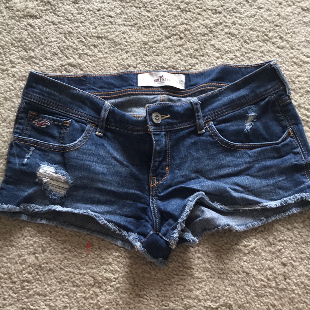 Hollister jean shorts